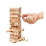 Jenga wooden blocks game